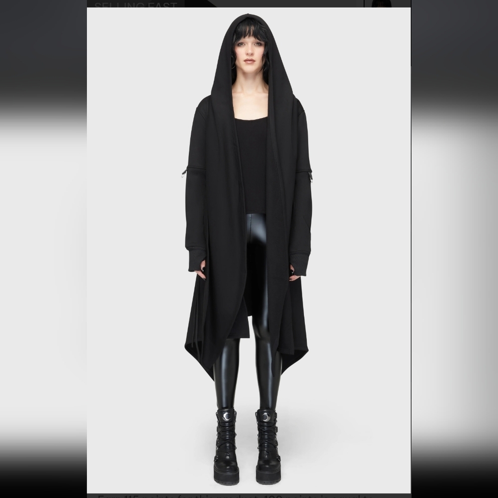 Killstar Black Hooded Jacket